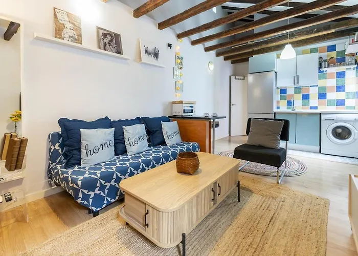 Temporary 2-Bedroom Apartment In Madrid Centro Amp96