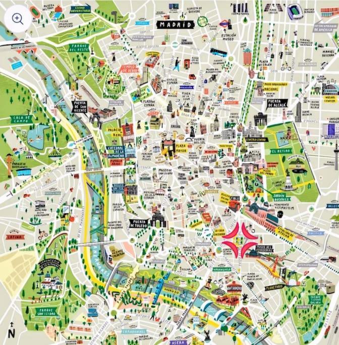 Modern Downtown Walking To Atocha Apartment Madrid