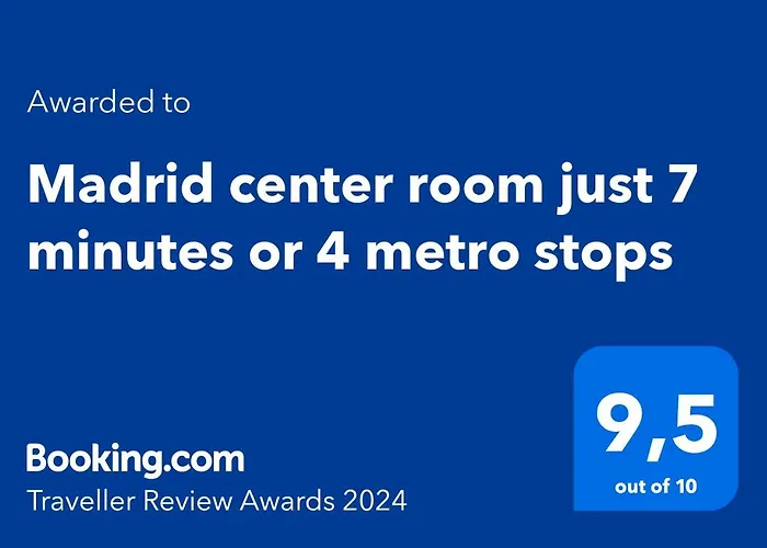 Madrid Center Room Private 7 Minutes Or 4 Metro Stops