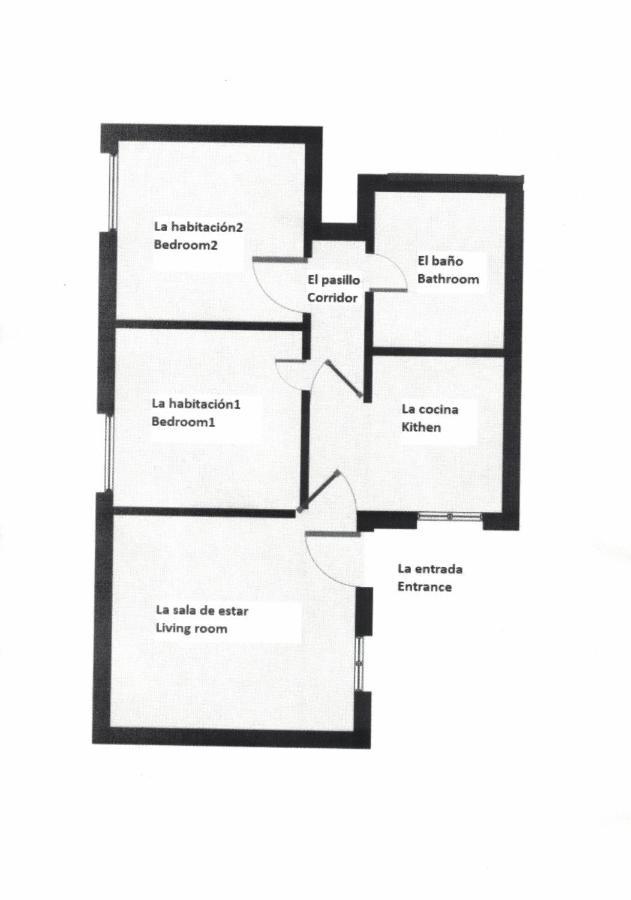 Piso De 2 Centro Gran Vía - Plaza De España, El Salón Y 2 Tienen Aire Apartamento *