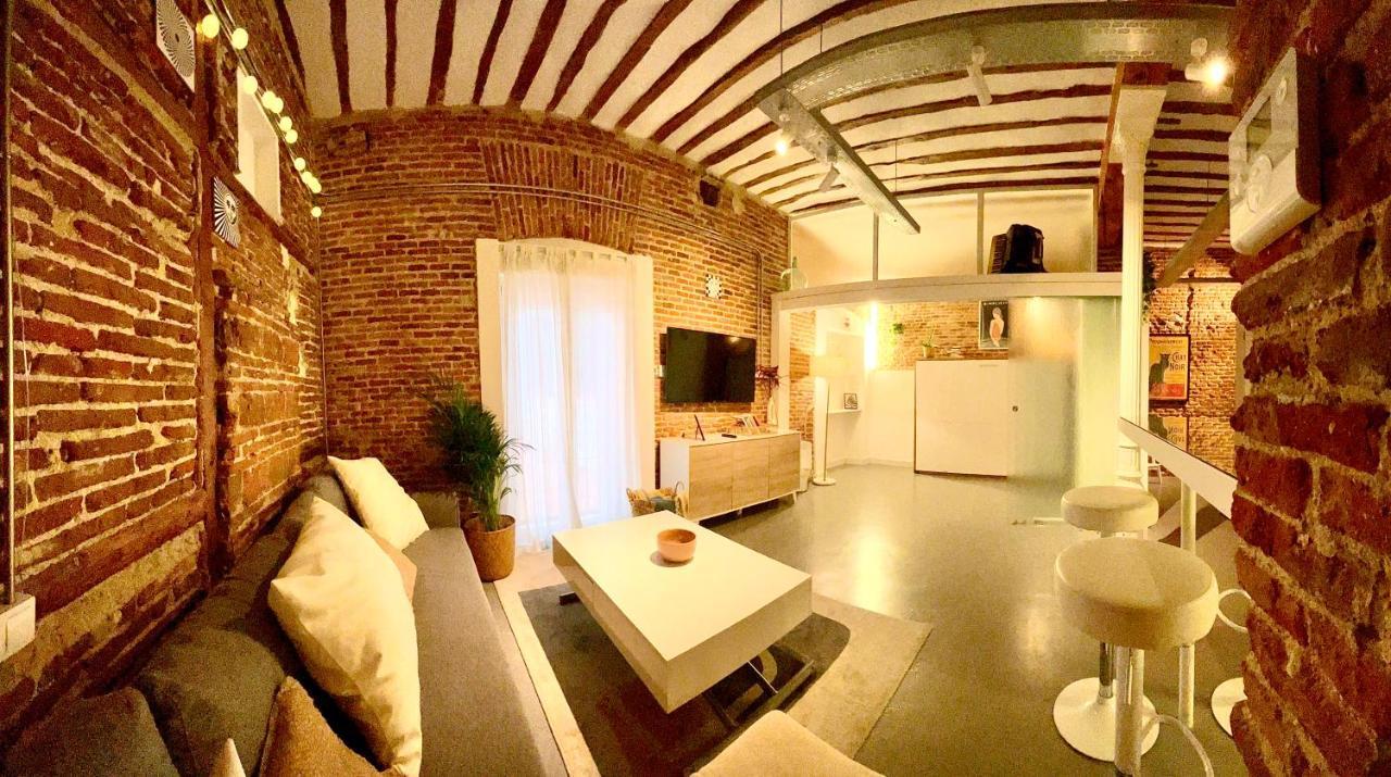 Calle Amparo100 Red Brick Loft For 8 Lavapies Apartamento *