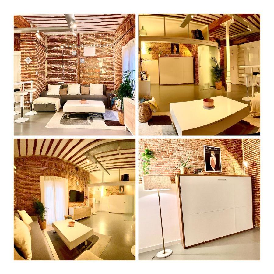 Calle Amparo100 Red Brick Loft For 8 Lavapies * Madri
