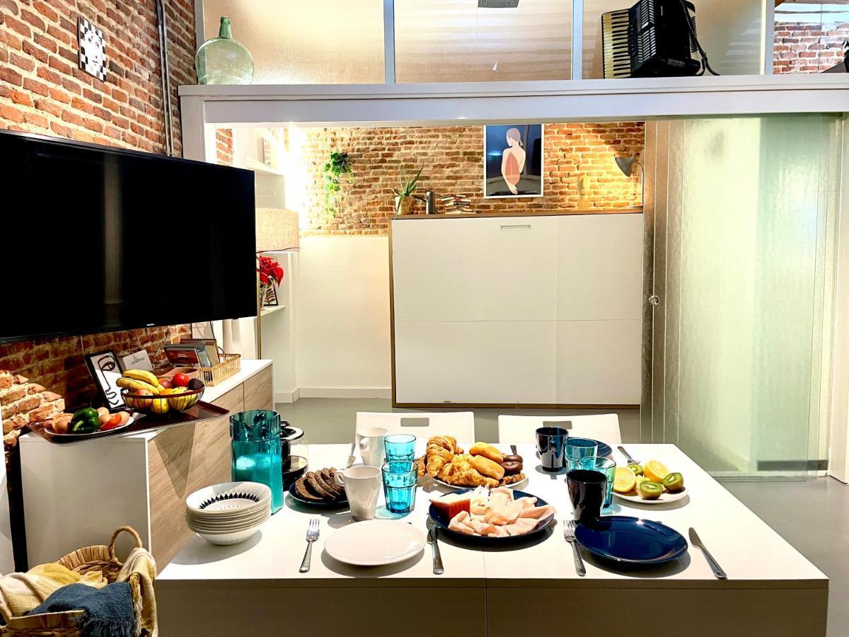 Calle Amparo100 Red Brick Loft For 8 Lavapies Apartamento *
