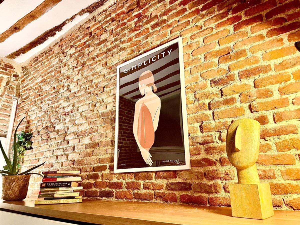 Calle Amparo100 Red Brick Loft For 8 Lavapies Apartamento