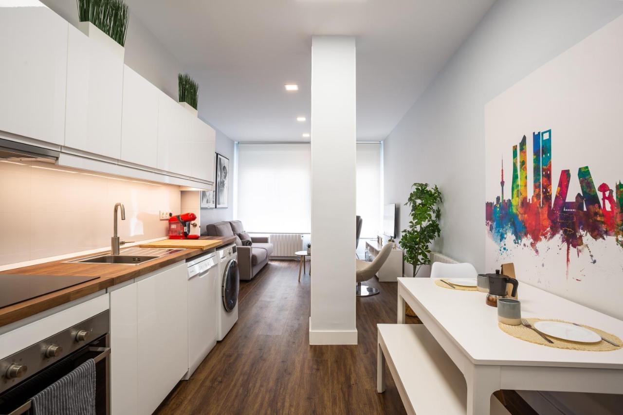 Nuevo! 2 Hab, Bano Doble, Garaje, Metro A 200m Apartamento Madri