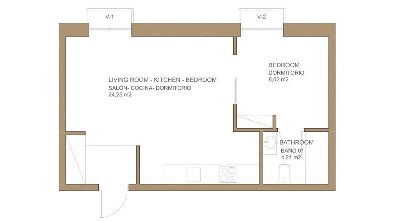 1 Bedroom 1 Bathroom Furnished - Chueca - Bright In Downtown Area - Mintystay Apartamento