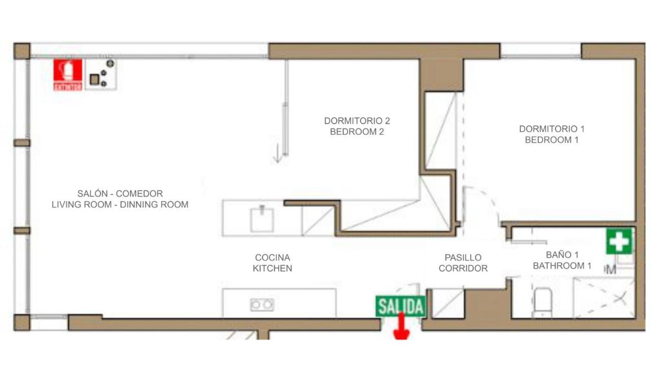 Apartment 2 Bedrooms 1 Bathroom Furnished - Justicia - Incredible Views - Mintystay