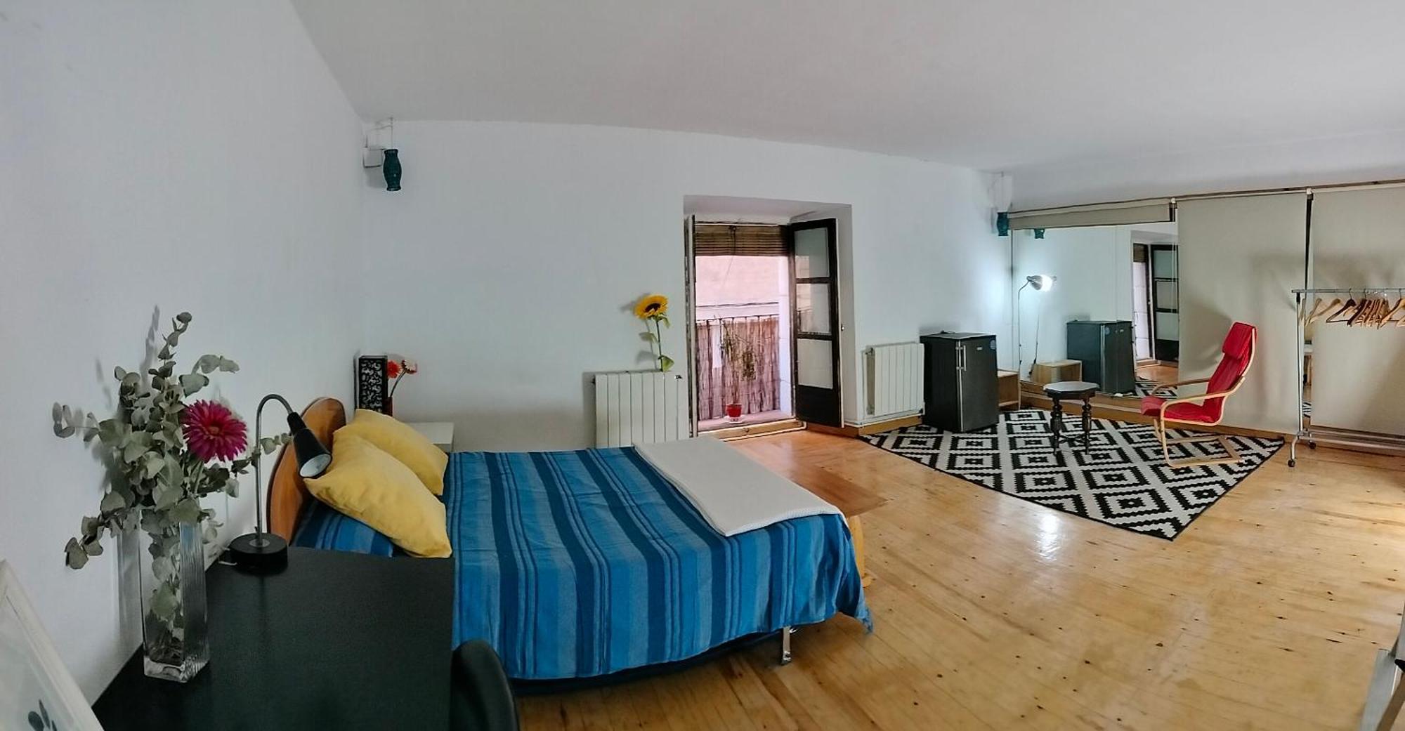 Homestay Gran Con Balcon En Tirso De Molina *