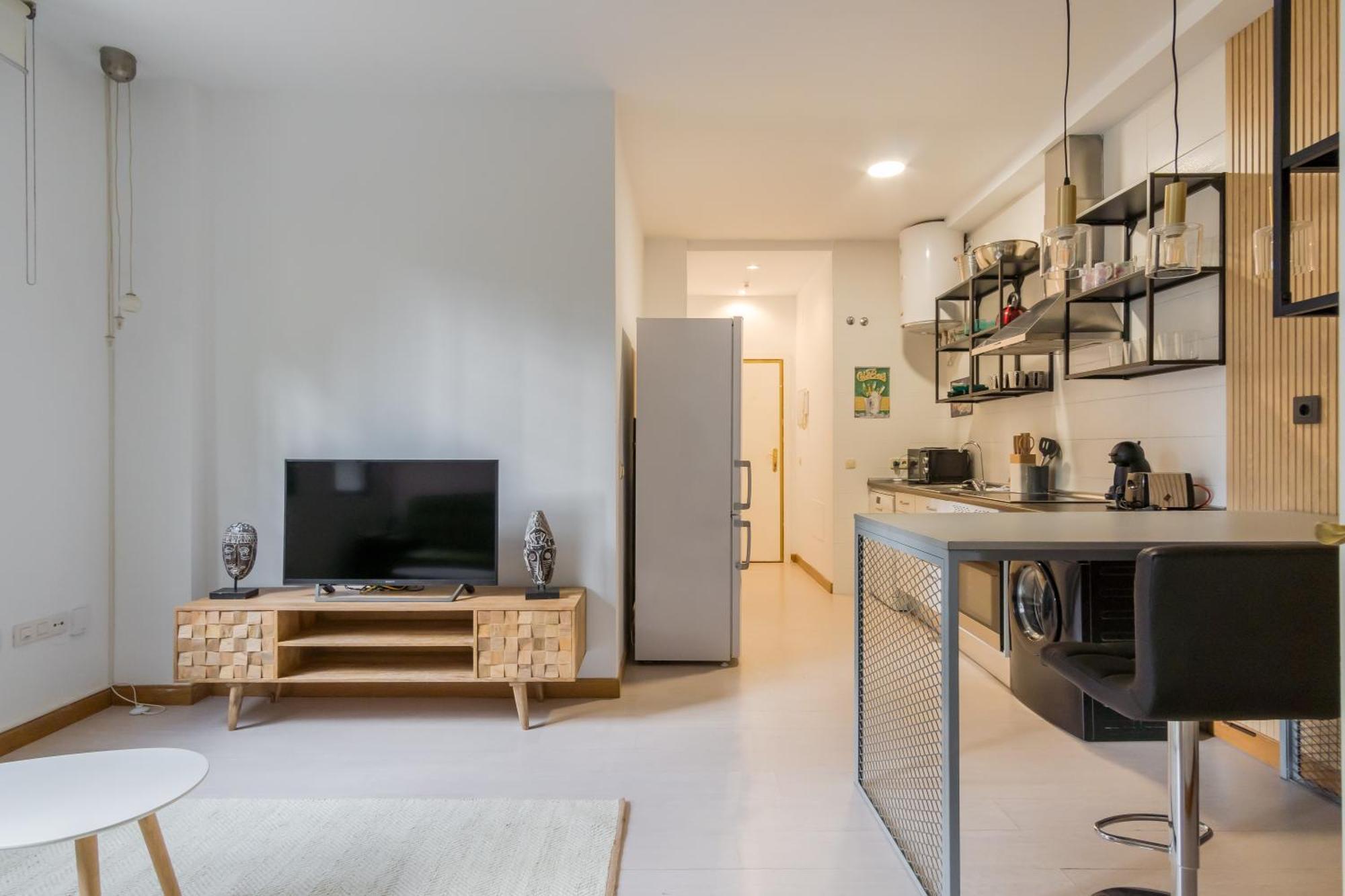 Cozy - 1bedroom 1bath -cuatro Caminos Apartamento *