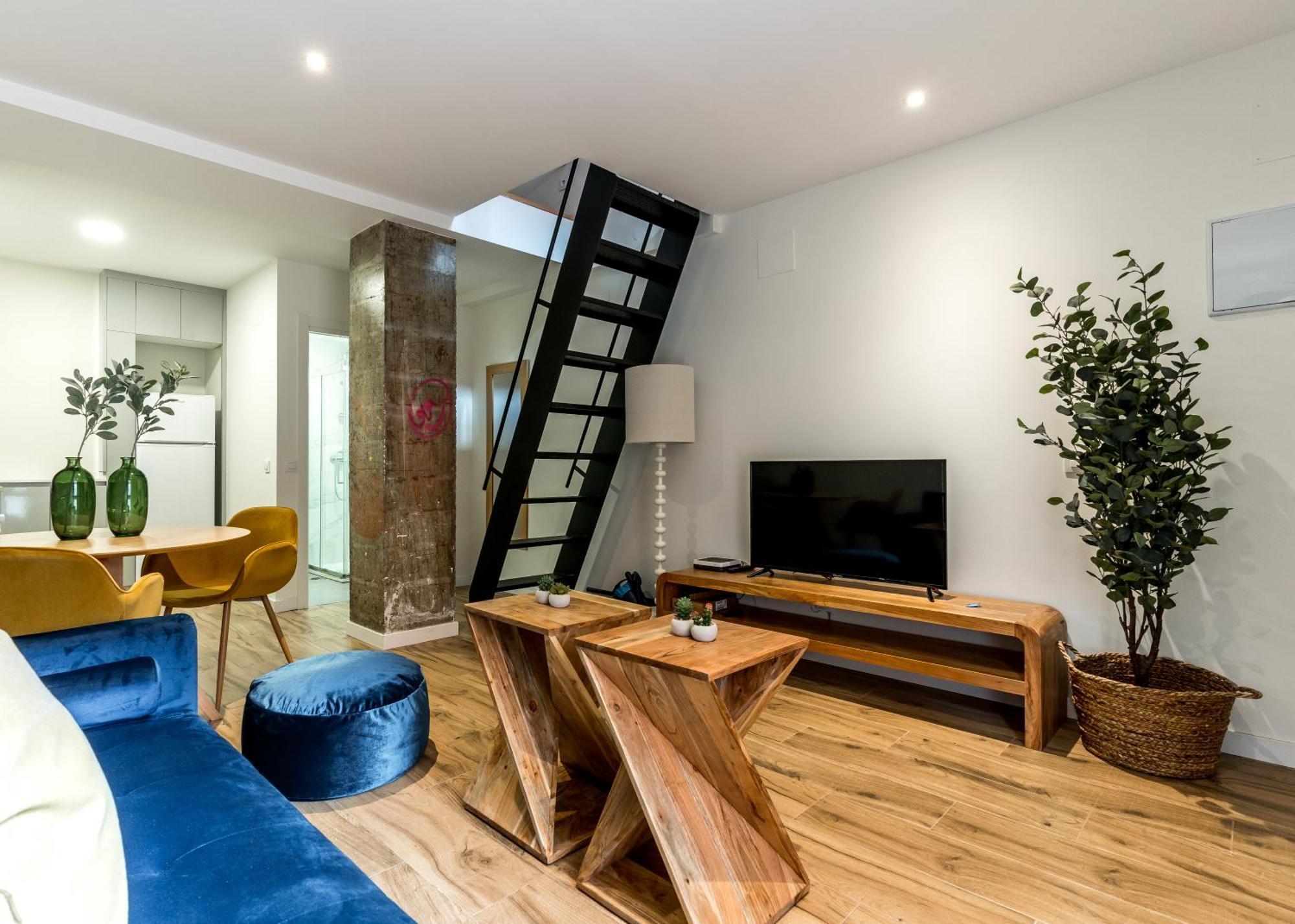 Apartment Stylish Duplex - 1 Bd 1bth- Plaza Castilla