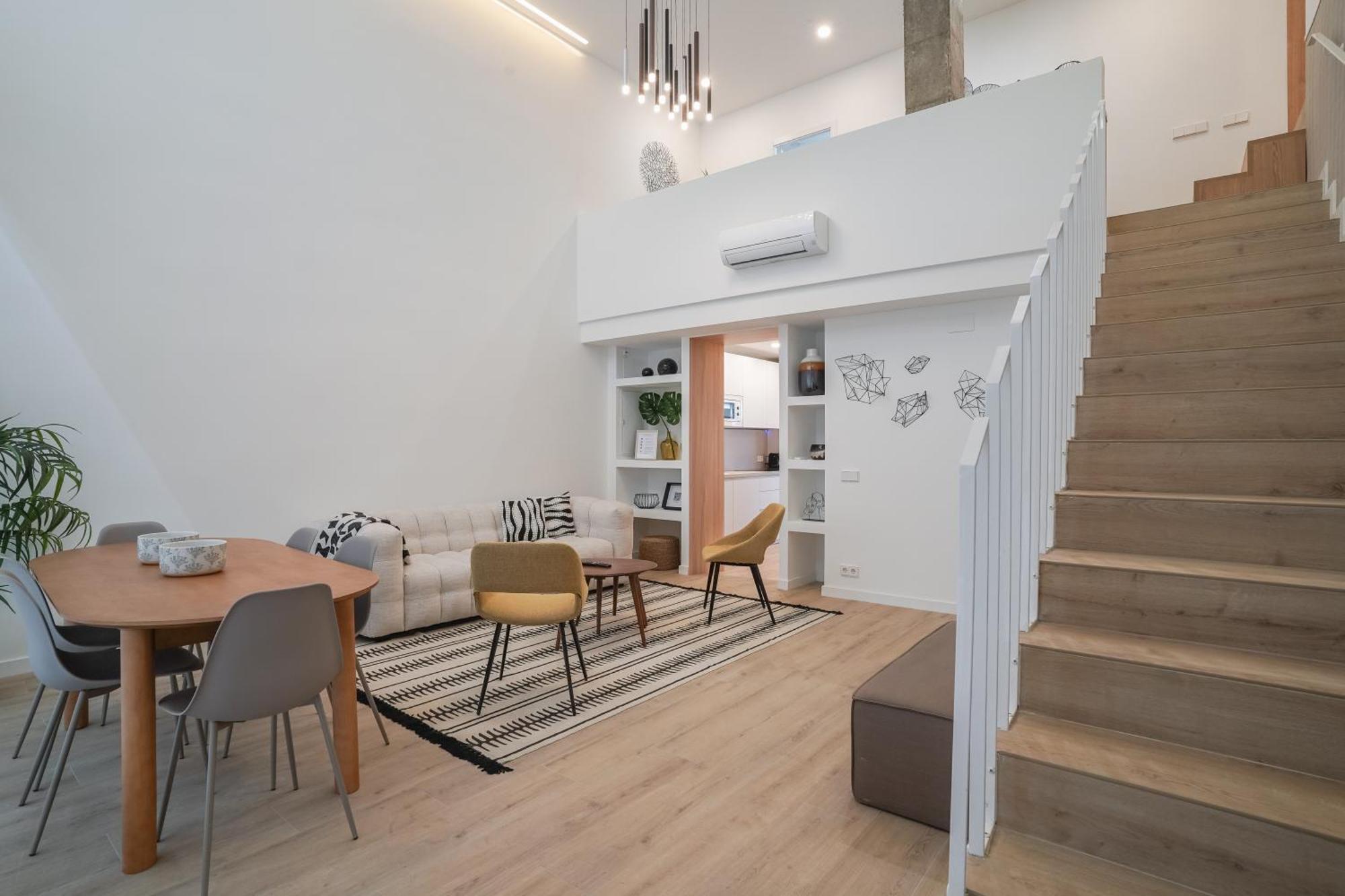 Apartamento Modern Duplex-3bedrooms 3bathrooms-lavapies