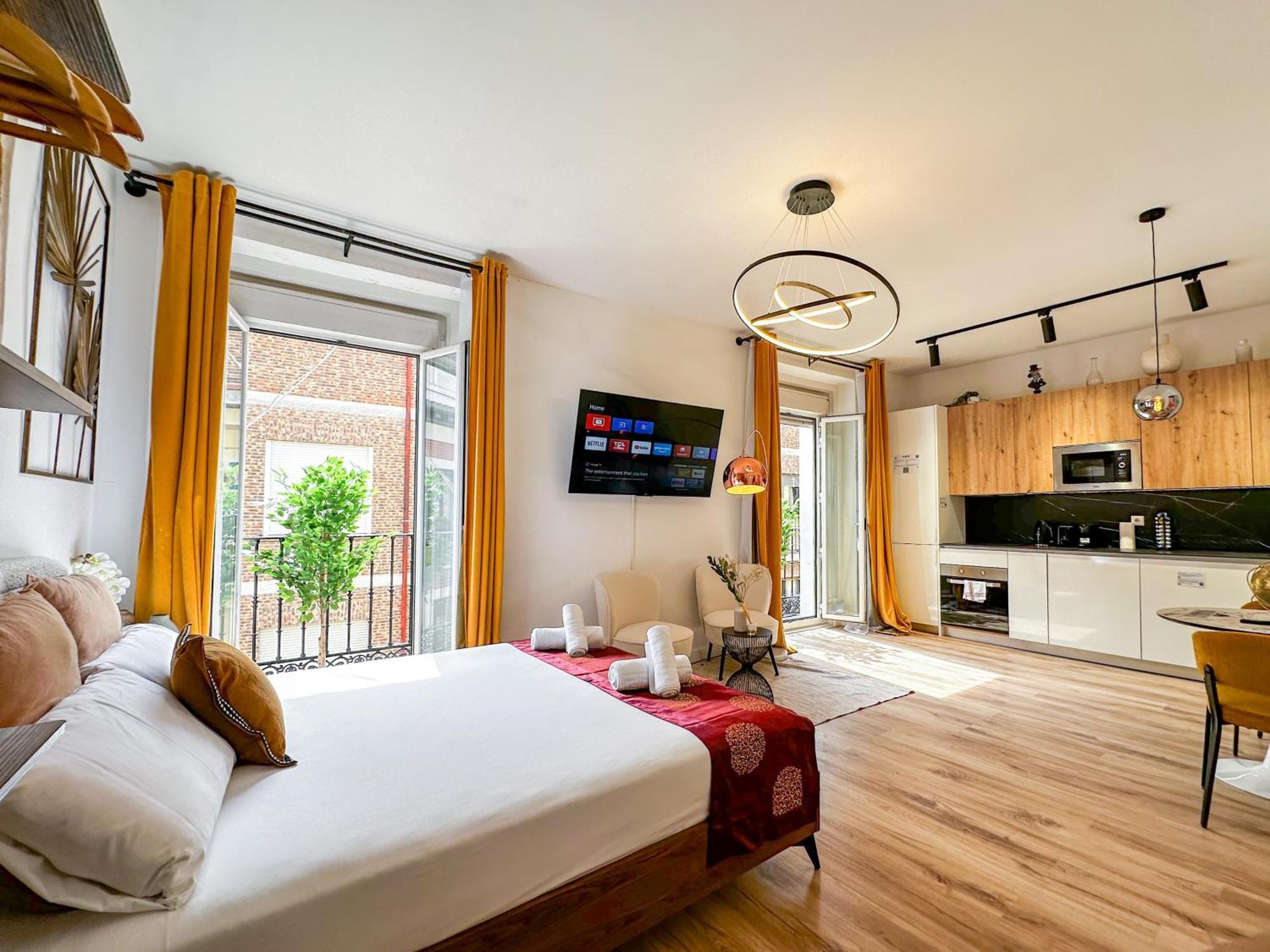 Apartment Center Stylish Ac Madrid