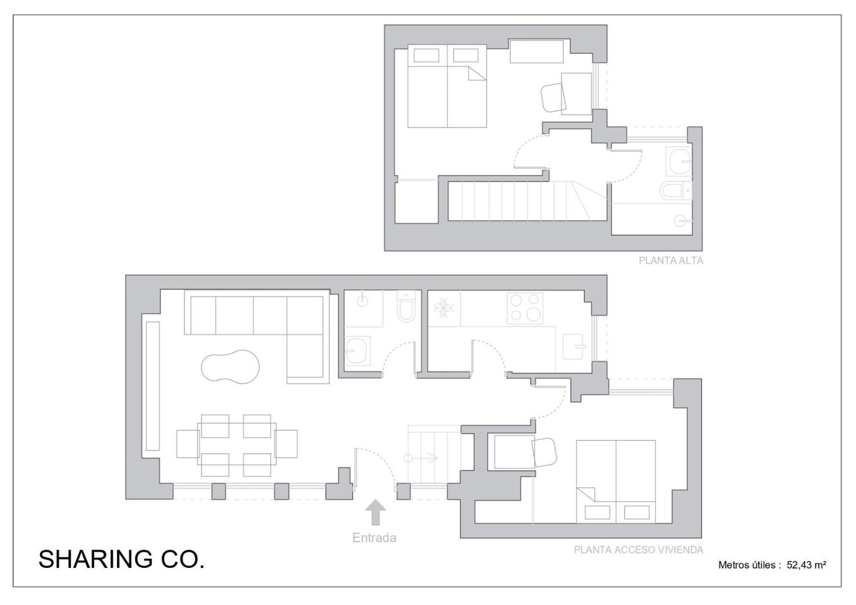 Lejlighed Two Bedroom Plaza Mayor By Sharingco