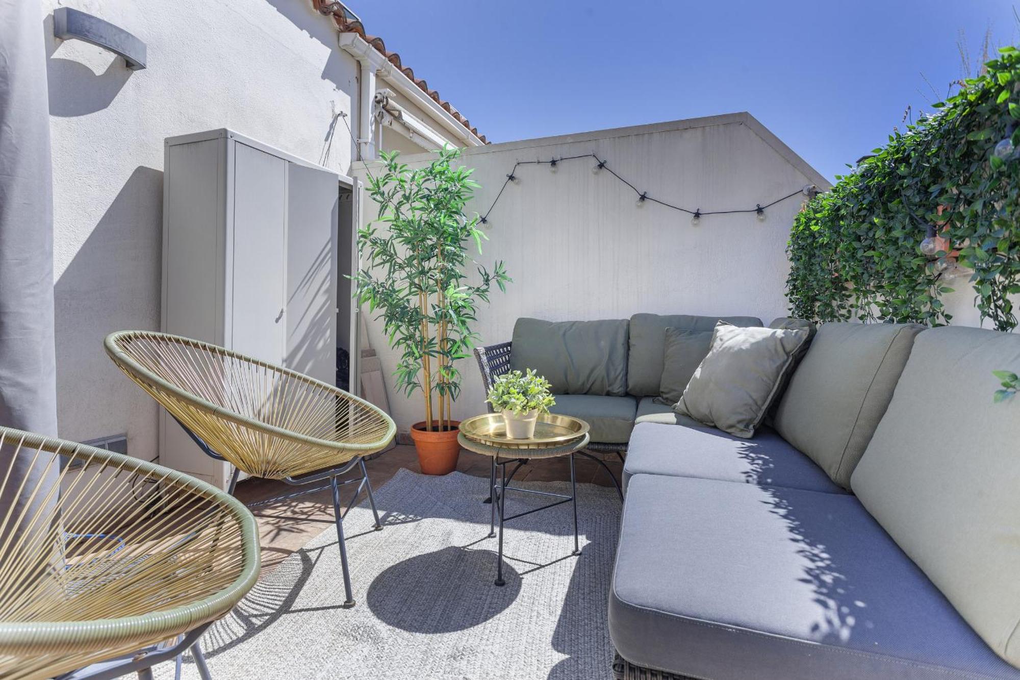 Malasana Terrace En Apartamento Madri