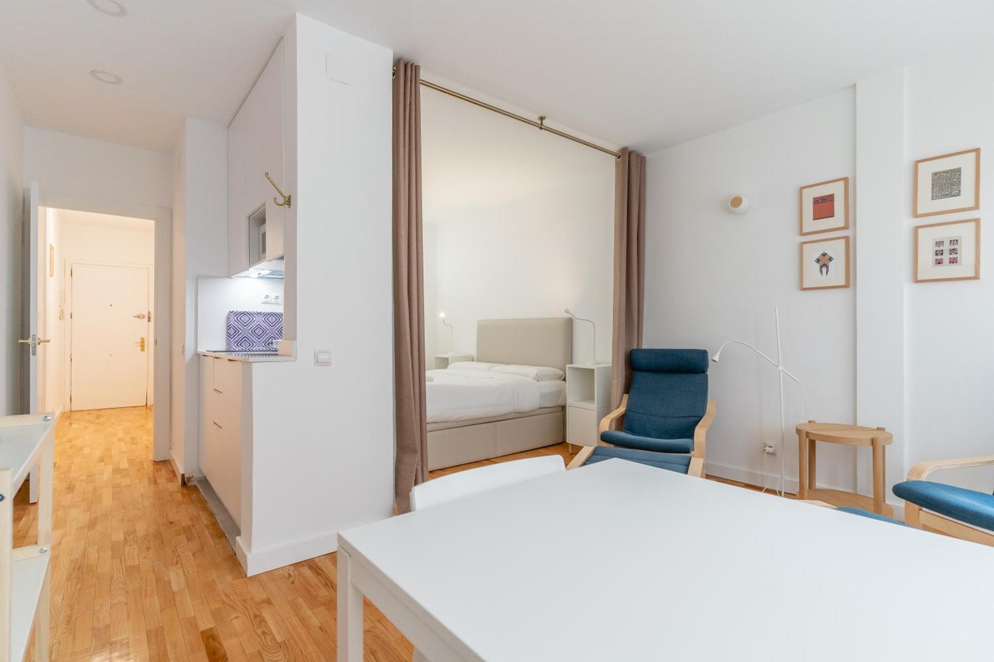 Apartamento Cozy And Bright-1bedroom 1bathroom-las Letras Madri