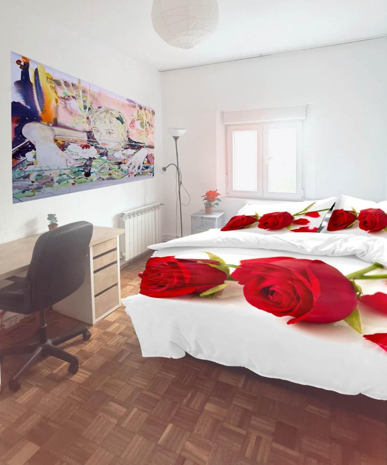Una Habitacion Con Bano Compartido * Madrid