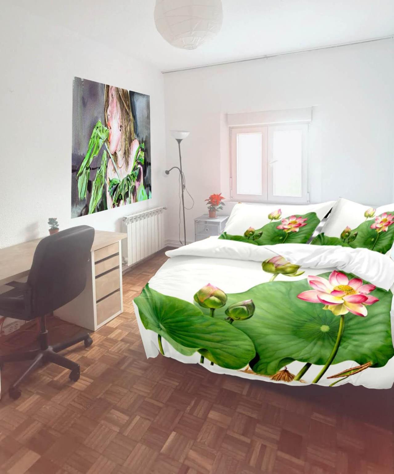 Una Habitacion Con Bano Compartido Homestay Madrid