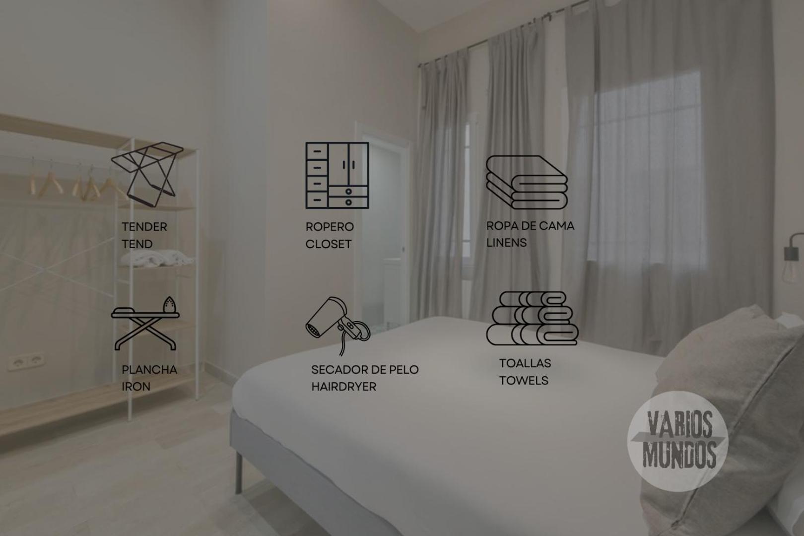 Stylish Loft With 2 Beedrooms En El Centro - La Latina E2 Lejlighed *