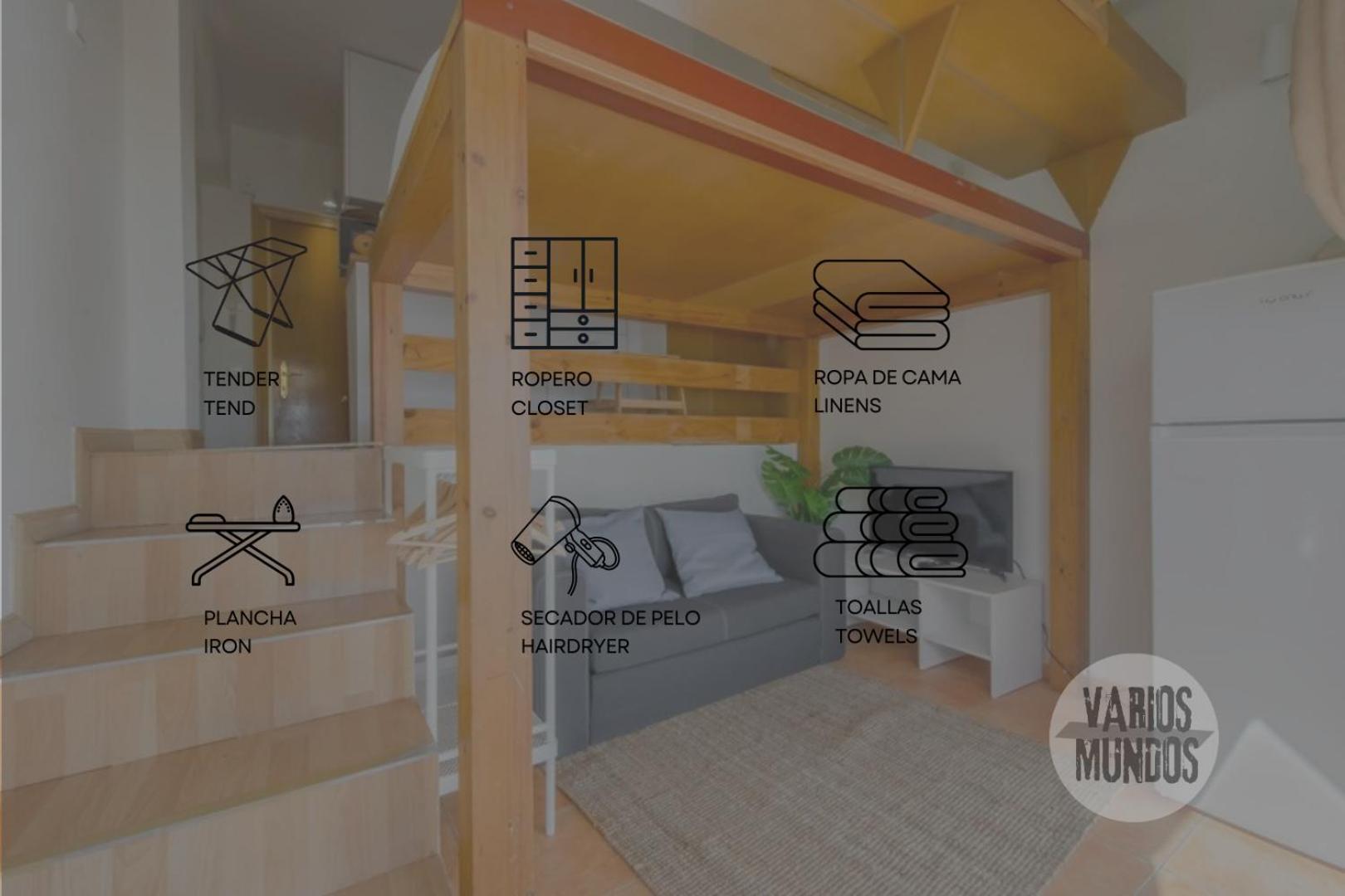 Nuevo Atico Loft 1hab 3pax En La Plaza De Chueca Apartamento