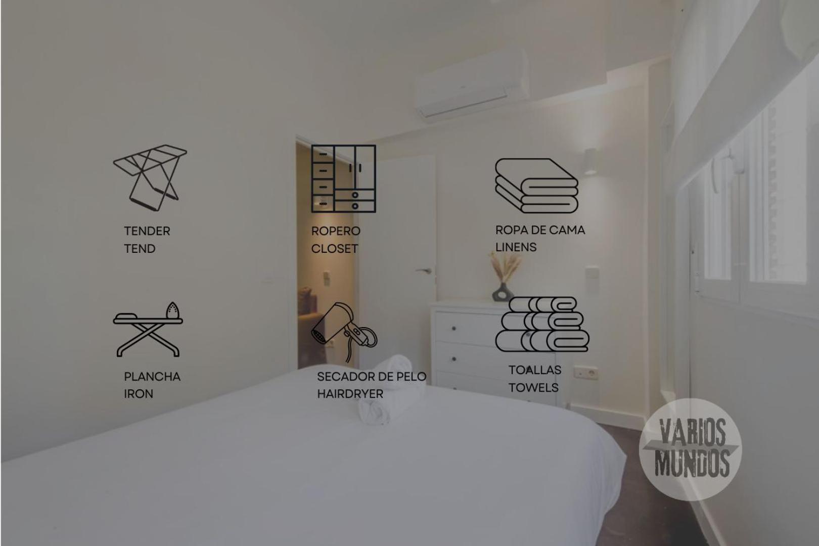 Apartment Confortable 3 Pax A 1 Min De Gran Via