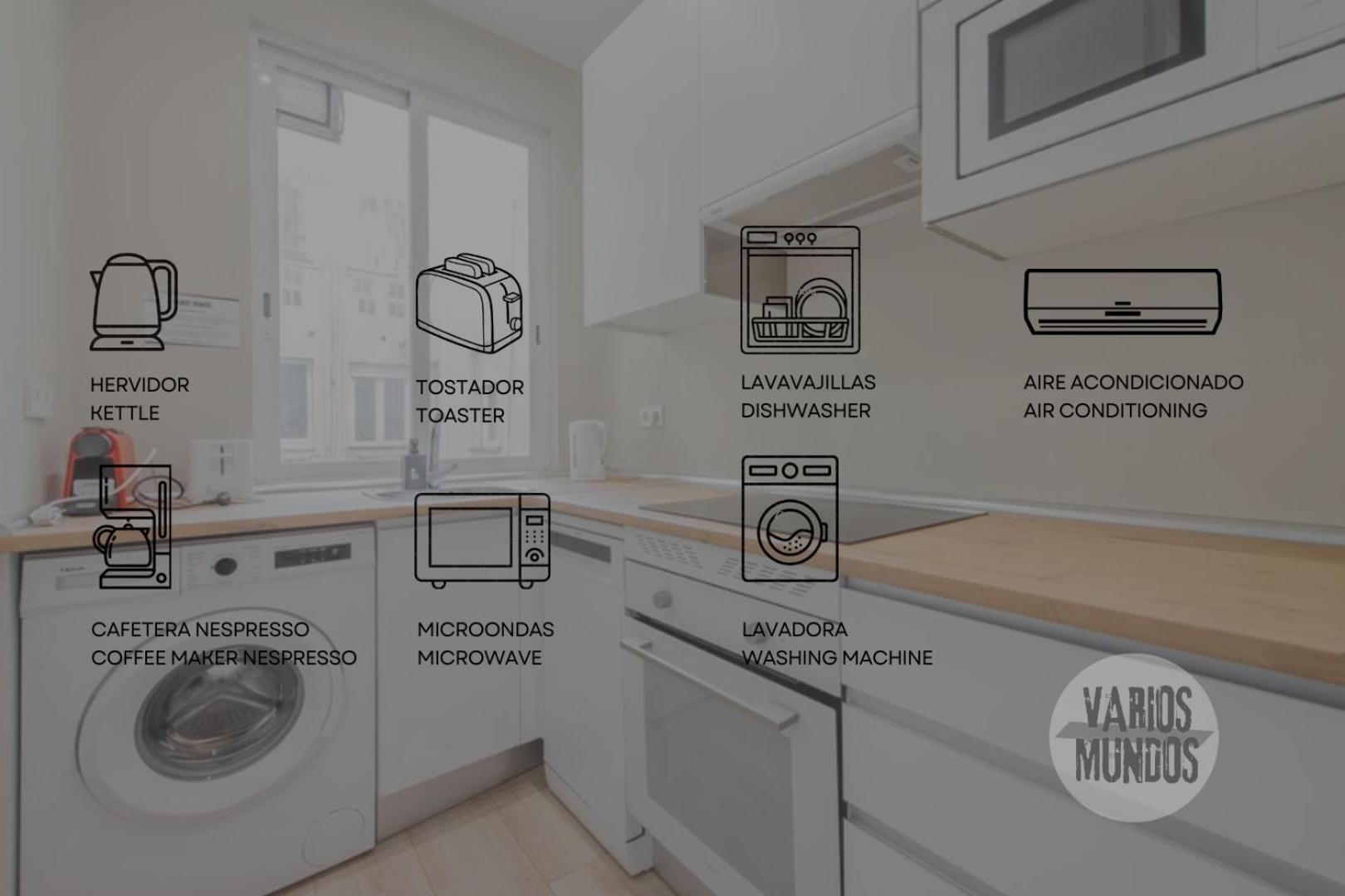 Apartamento Cool Piso De 3hab En El Centro De Madrid-la Latina *