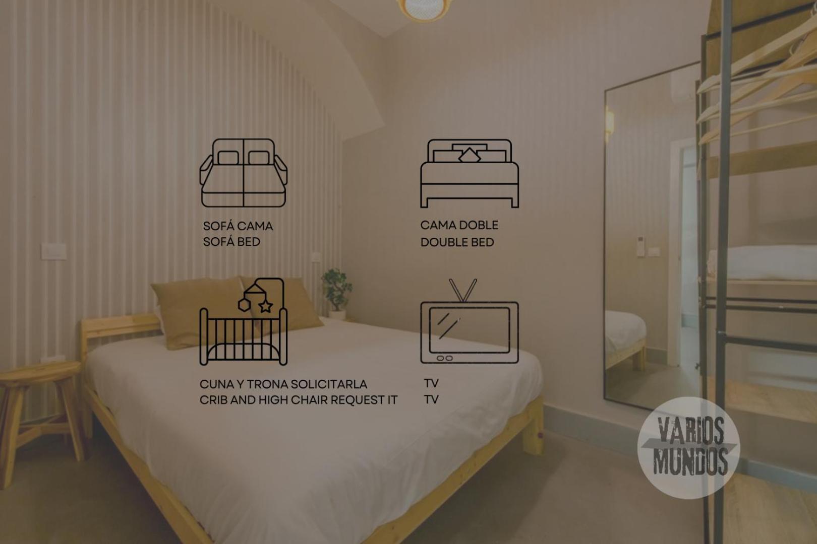 New Piso Centrico 7pax A 2 Min Andando De Gran Via E2 Apartment