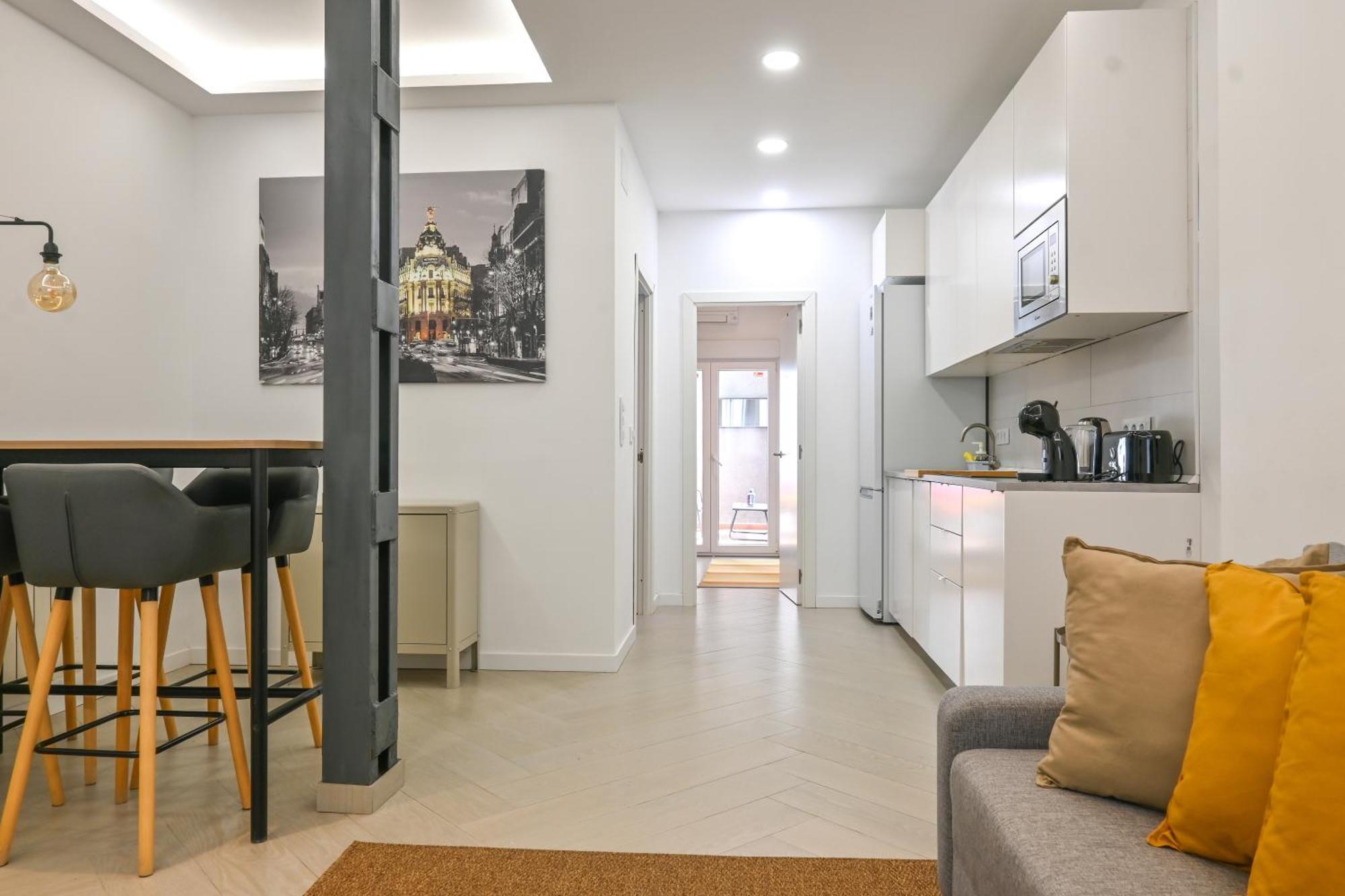 For You Encantador Apartamento Temporal De Un Dormitorio Con Patio En Vallecas Fig57b Apartment *