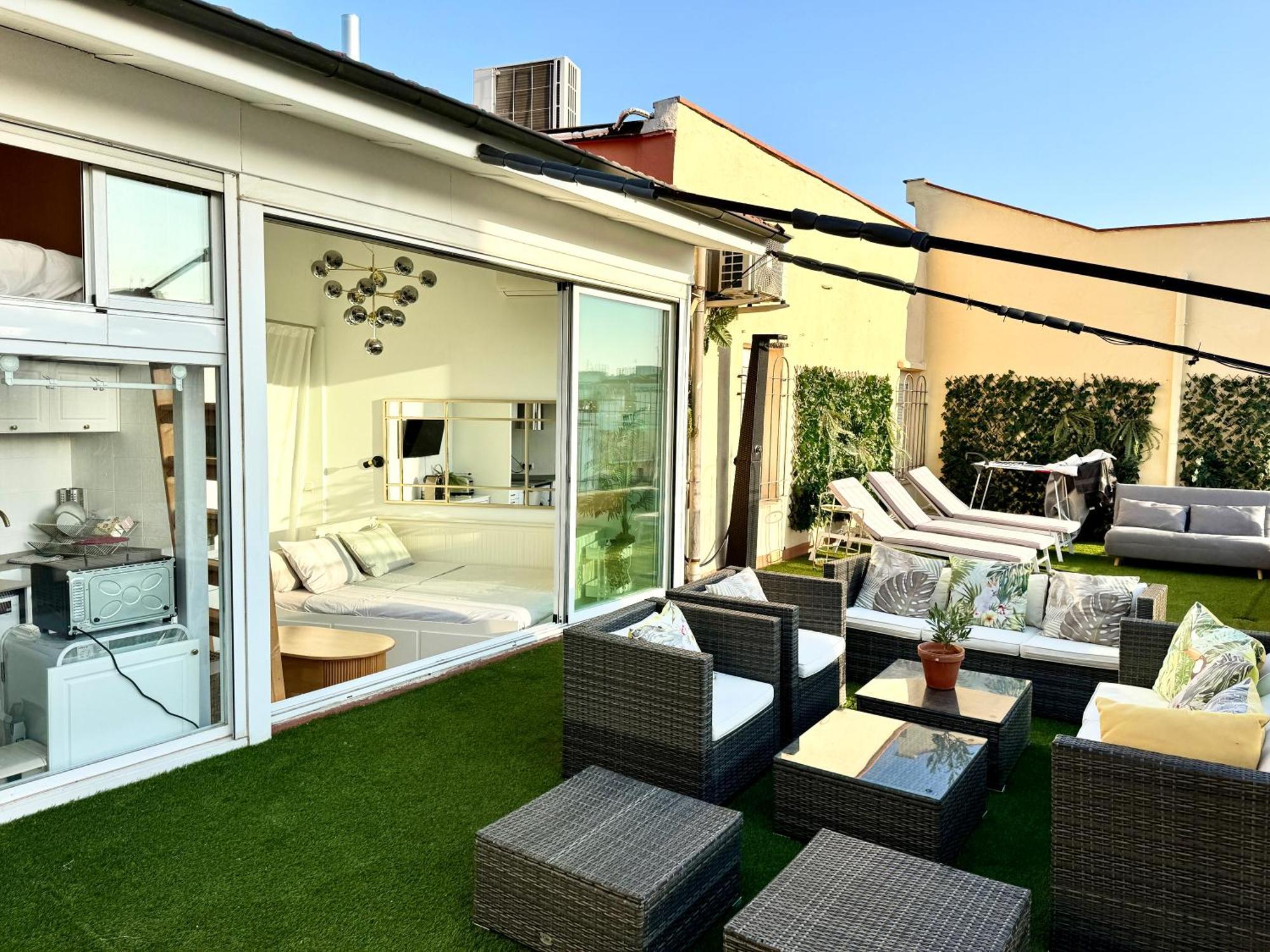 Apartment Retiro Park-roof & Huge Terrace