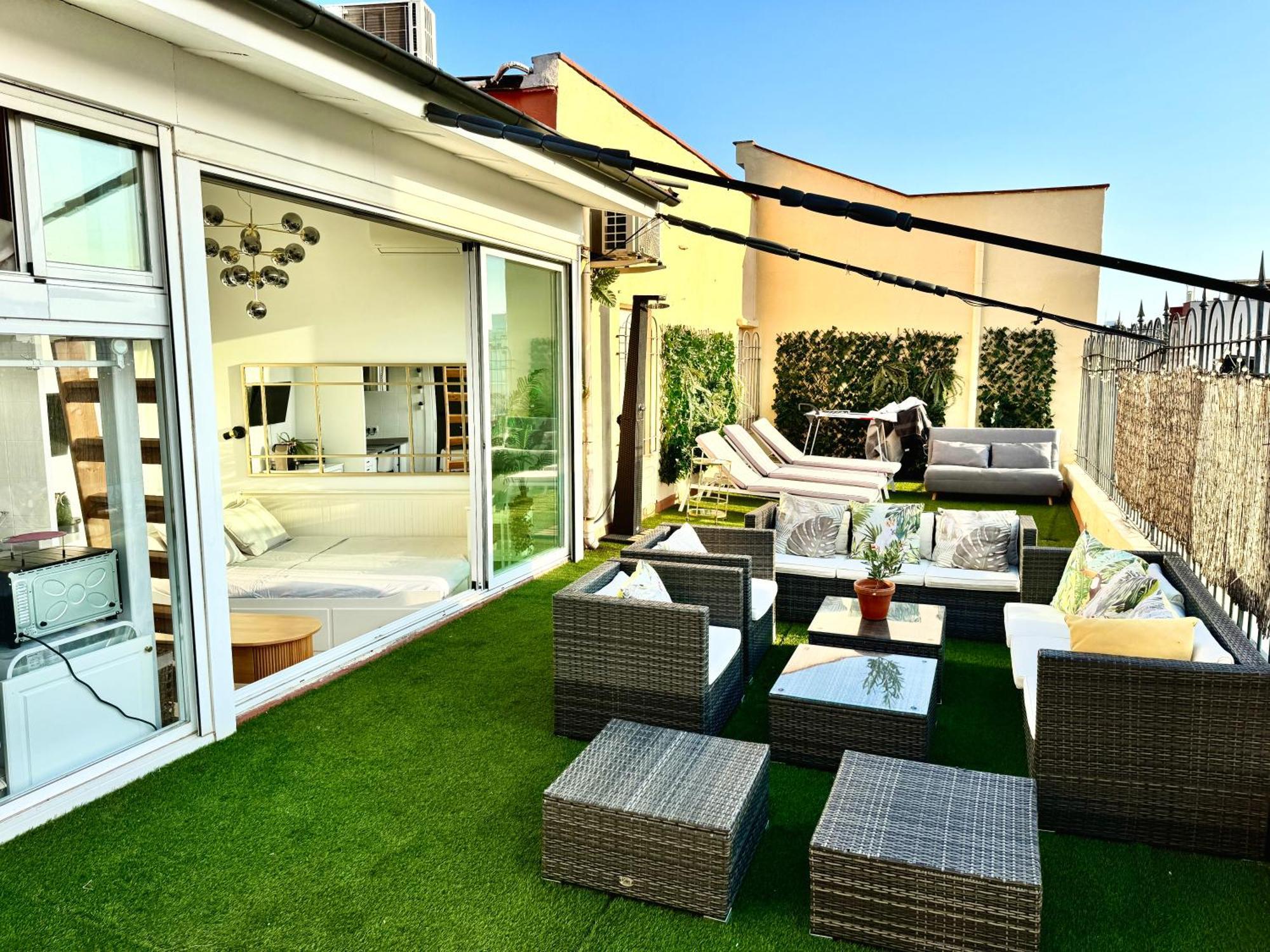 Apartment Retiro Park-roof & Huge Terrace