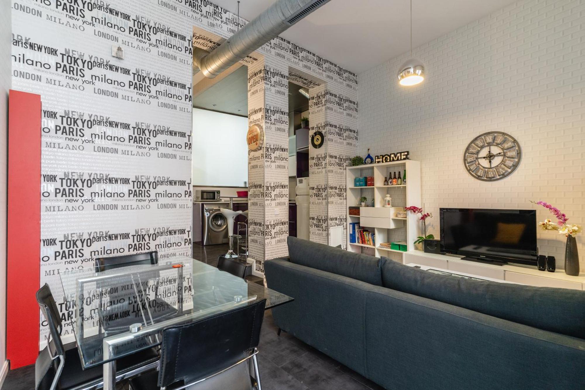 Cozy Stylish - 1bedroom 1bath - Malasana Apartment Madrid