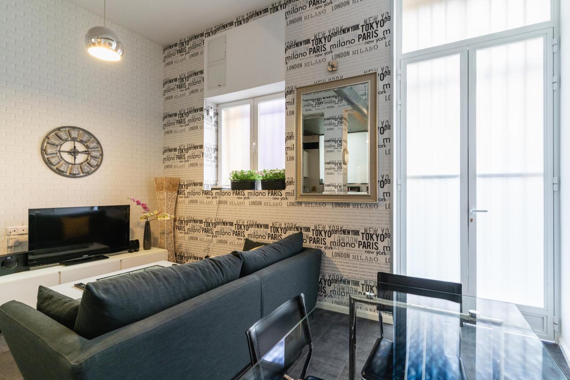 Cozy Stylish - 1bedroom 1bath - Malasana Madrid
