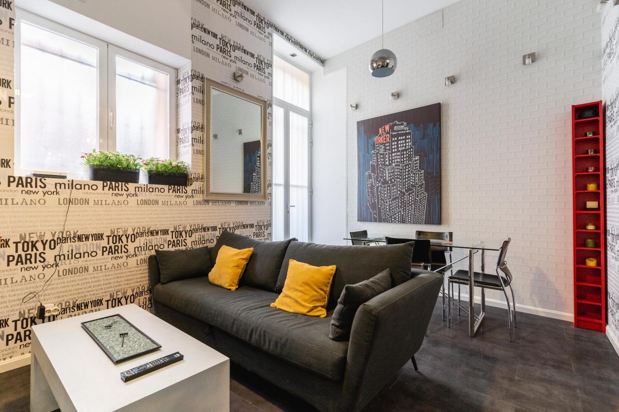 Cozy Stylish - 1bedroom 1bath - Malasana * Madri