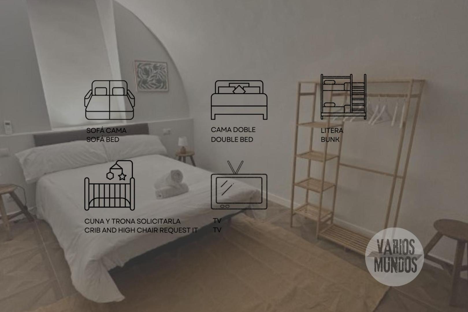 Apartamento Sunny 9pax 4 En Minas-malasana E3 *
