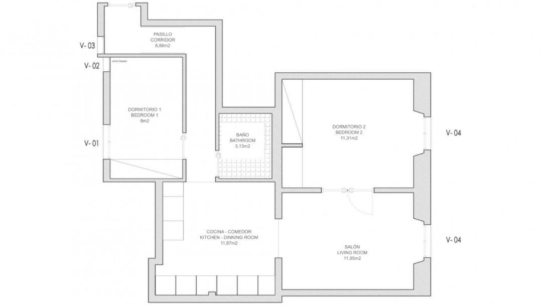 Personalized And Modern- 2 Bd 1bth- Opera * Madrid
