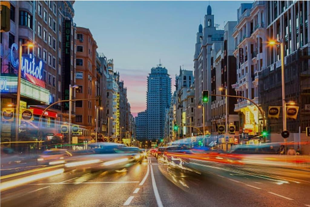 Lejlighed New Quiet Free Wifi In Gran Via Downtown *