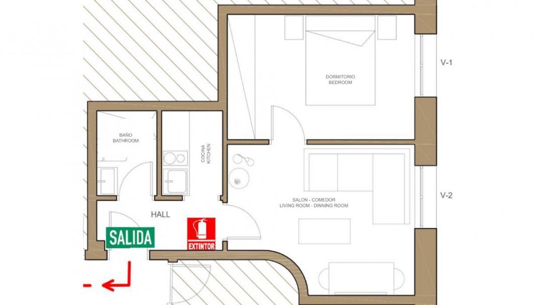 Apartment 1 Bedroom 1 Bathroom- Mintystay - Plaza De San Idelfonso Madrid