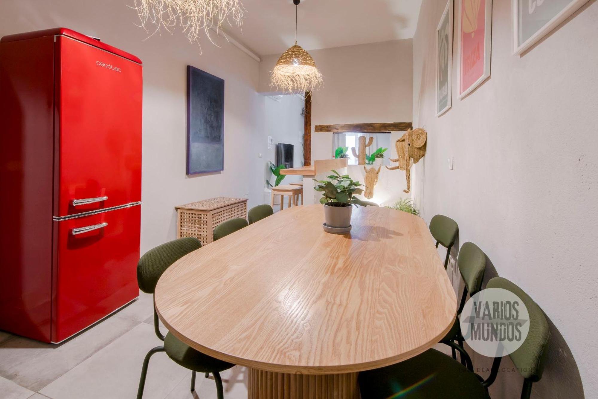 Rustic Cool Interior Design En Plaza Espana Al Pie De Gran Via Apartment *