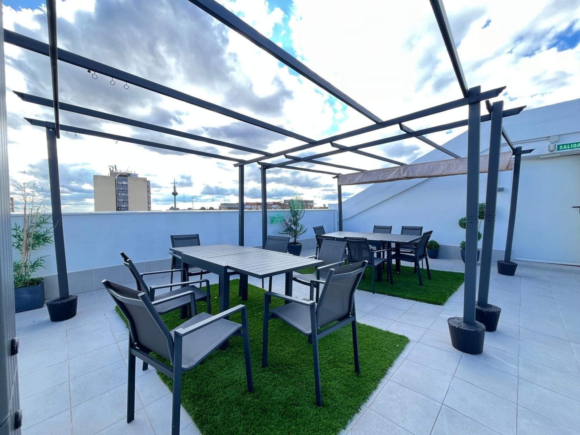 Terraza Andres Anton Temporal Madrid
