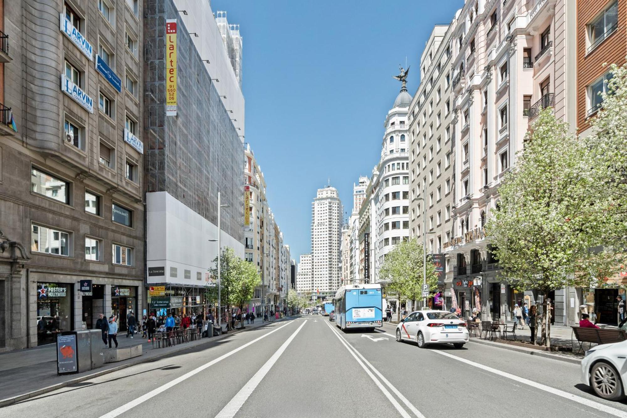 Apartment Gran Via Panorama Syline 6pax Alquiler Temporal Madrid