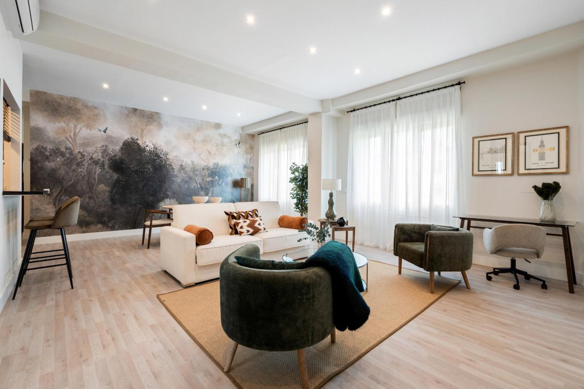 Apartment Gran Via Panorama Syline 6pax Alquiler Temporal Madrid