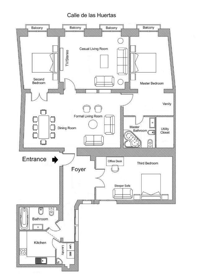 Calle Huertas Apartment Madrid