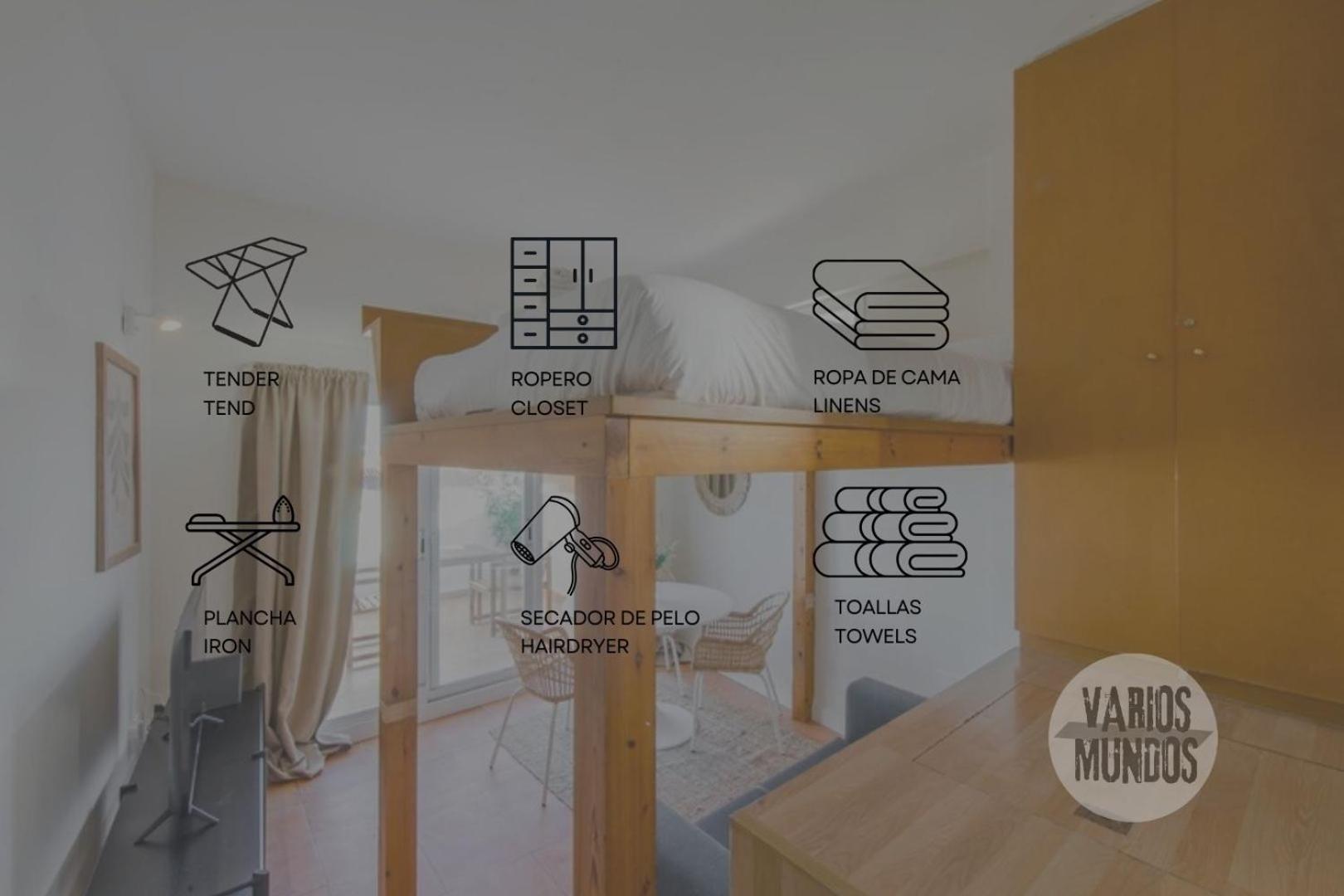 Fabuloso Atico Doble Altura 3pax En Chueca Apartment