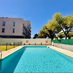 Fancy Studio With Terrace & Pool - Madrid South