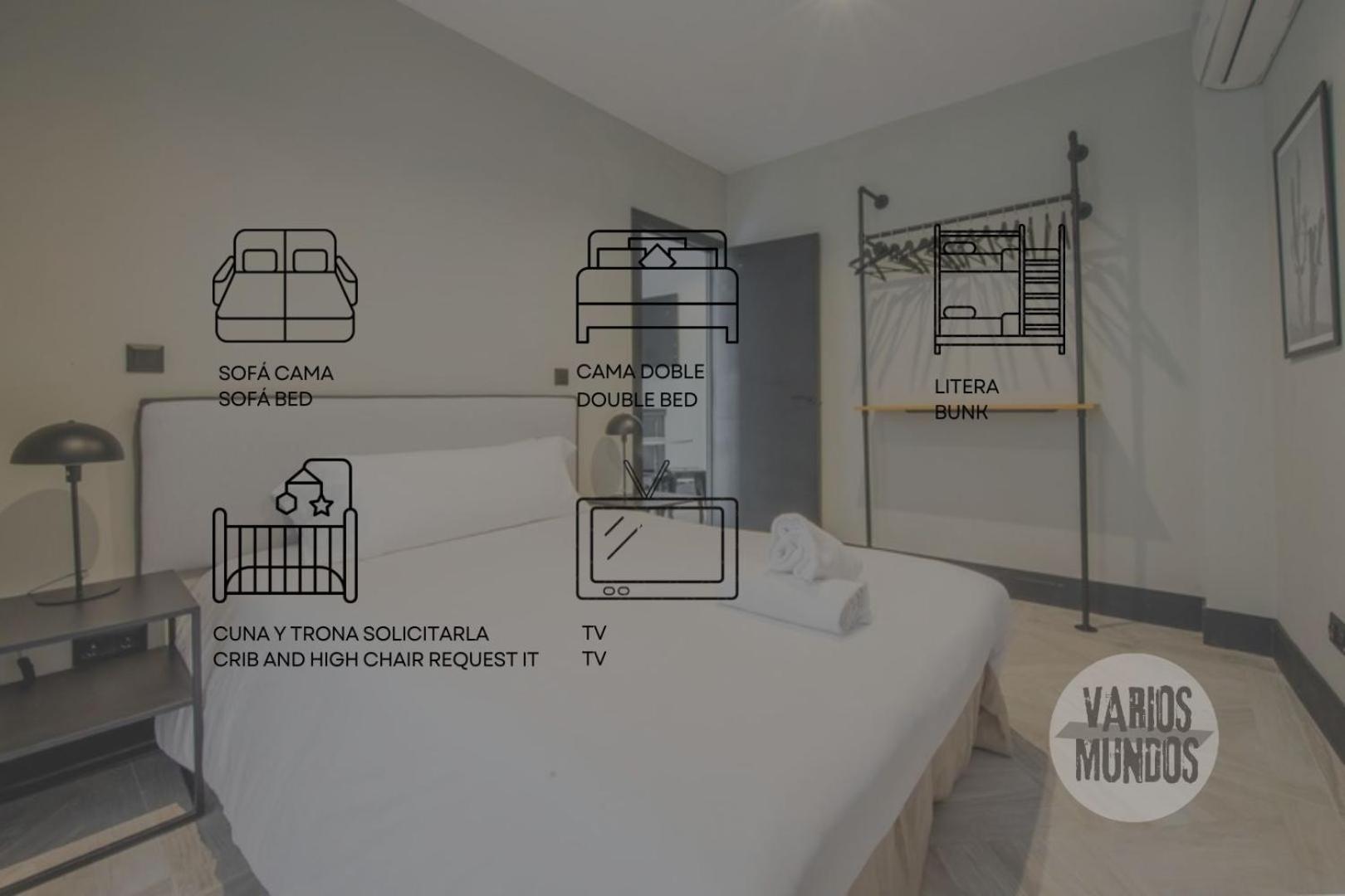 Apartamento Deluxe 7pax En La Latina-centro De E2