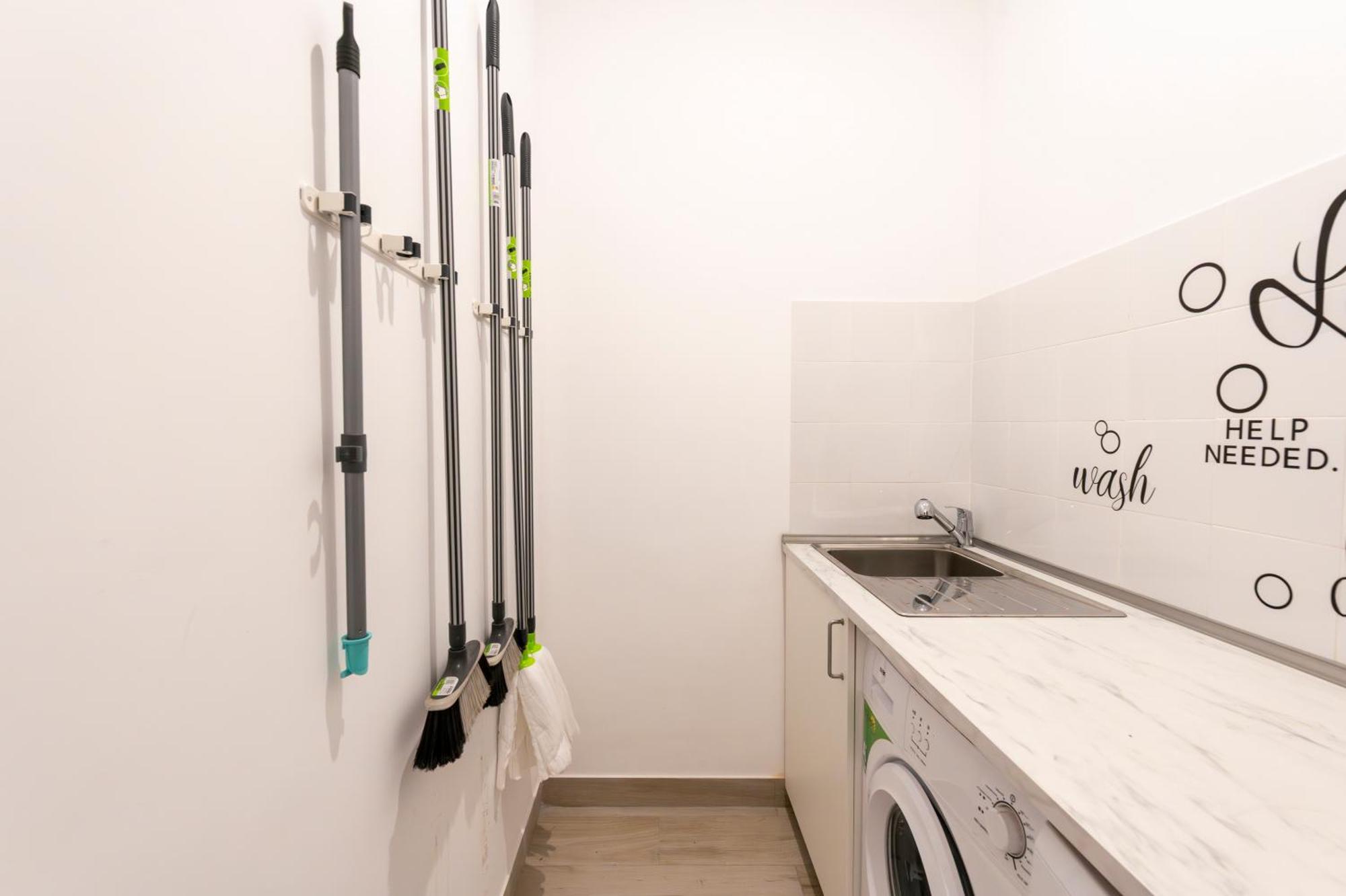 Apartment Washington Con Comodidad Y Zonas Compartidas Gran Via-madrid Temporal Sbe104 *