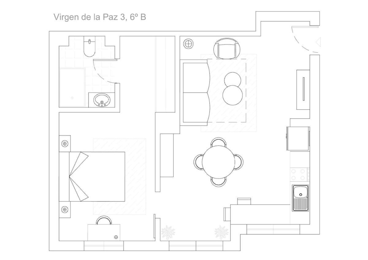 Apartment Modern 1 Bedroom With Pool Temporal Vdz36a Madrid